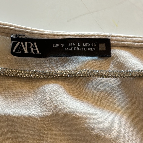 Zara slip dress with diamanté rhinestones strap - Picture 10 of 11